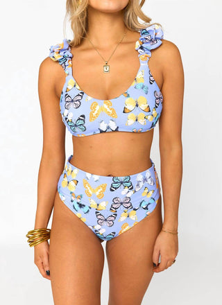 Buddylove - Cheek Bikini Bottom With Wrap Skirt Set