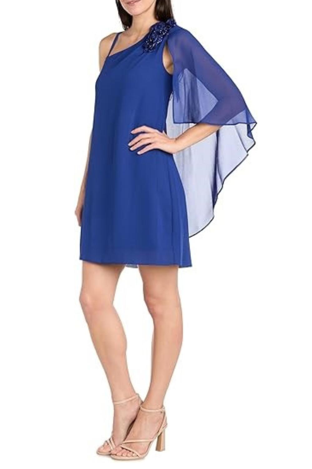 R&M Richards - One Shoulder Short Evening Dress