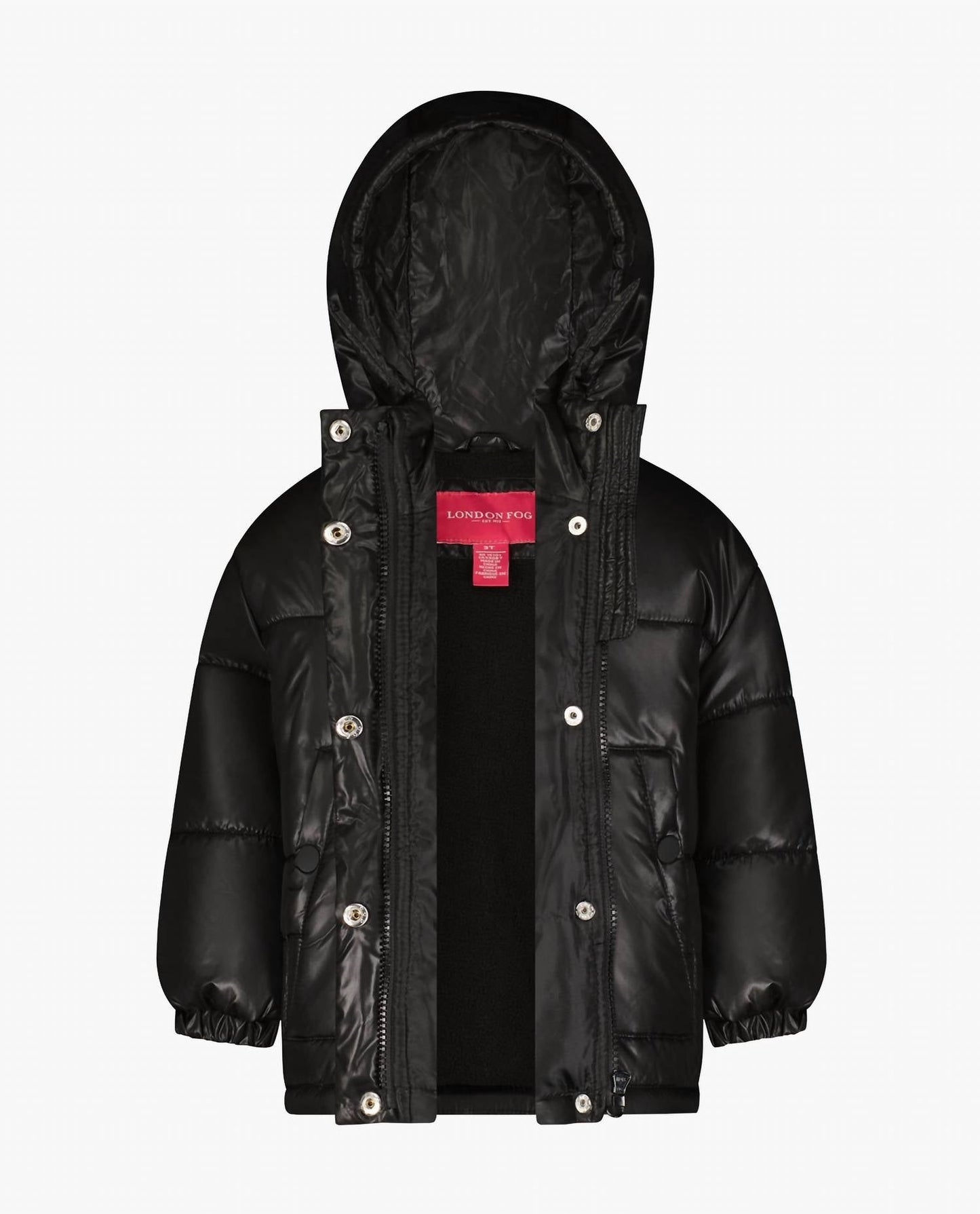 London Fog - Girls Zip-front Heavy Weight Puffer Jacket