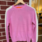 Brodie Cashmere - Summer Stripe Up Crew Neck Tee