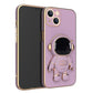 3d Astronaut Electroplated Anti-drop Phone Case with Stand