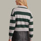 525 America - Women's Lennon Double Collar Rugby Top