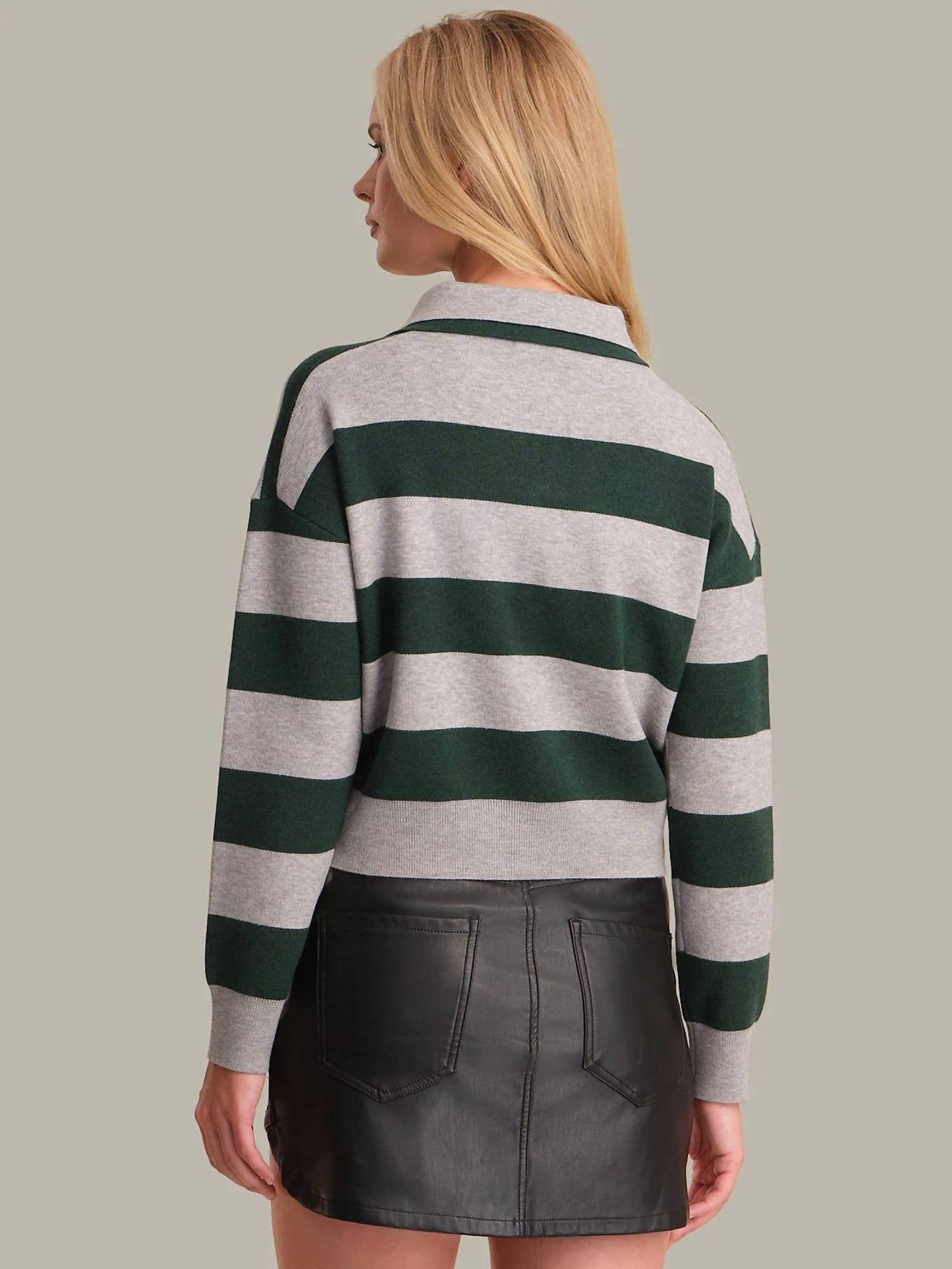 525 America - Women's Lennon Double Collar Rugby Top