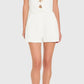 Amanda Uprichard - Paltrow Vest With Gold Shell And Starfish Hardware Top