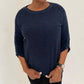 Elliott Lauren - Hannah Crew Neck Ruched Sleeve Tee