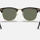 Ray Ban - Clubmaster Classic Medium Polarized Sunglasses Rb3016 - 901 - 58