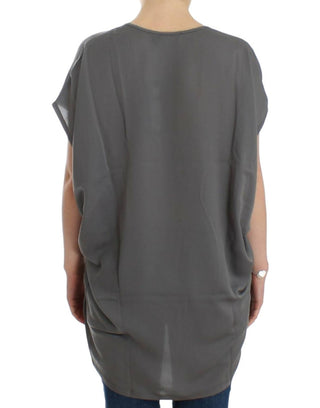 Costume National - V-neck Long T-shirt