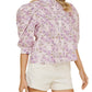 Pinch - Floral Rose Pleated Blouse