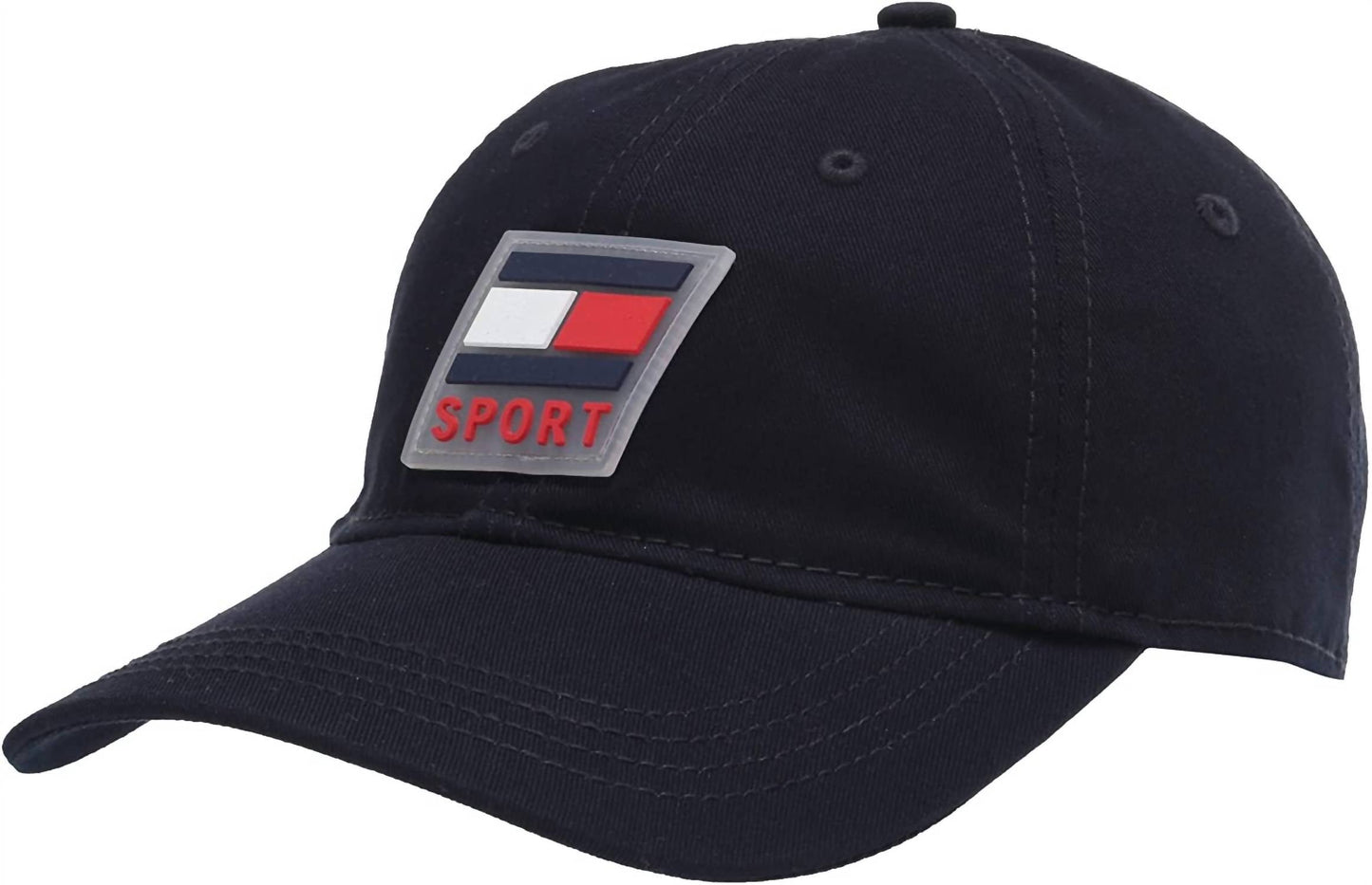 Tommy Hilfiger - Men's Rubber Logo Branding Hat