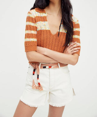 Free People - NOW AND THEN HENLEY TOP