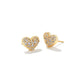 Kendra Scott - Ari Pave Crystal Heart Earrings