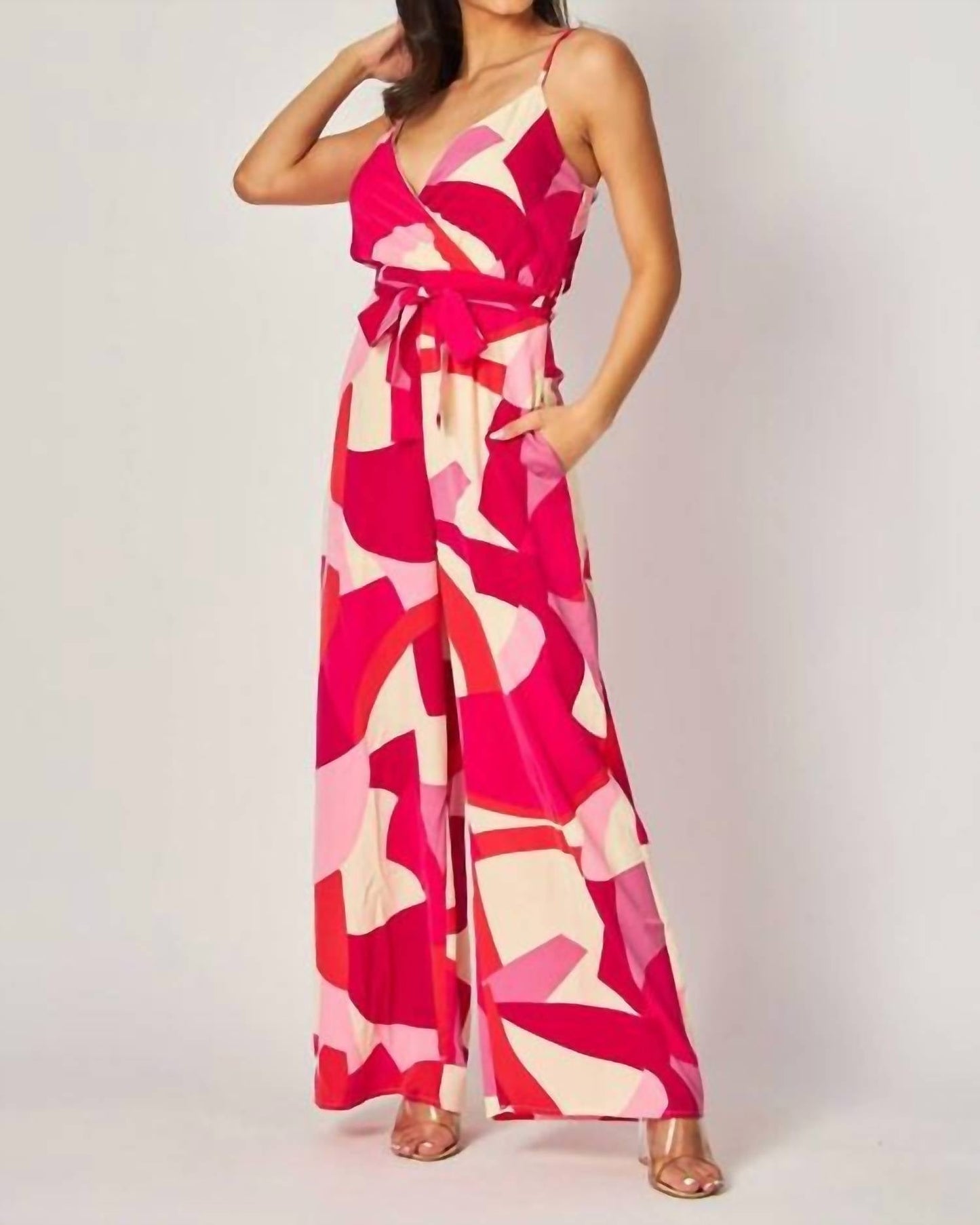 Big Hit Fashion - Women's Peony Days Jumpsuit