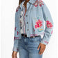 Johnny Was - TALULLA CROPPED DENIM JACKET