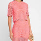 Le Superbe - Lace Short Sleeve Tee