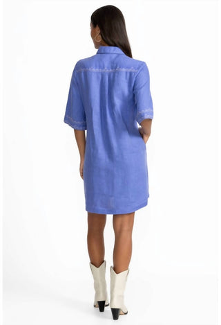 Johnny Was - KIMONO SLEEVE LINEN SHIRT DRESS CAMILLE
