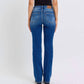 Judy Blue - Mid-rise Thermal Bootcut Jeans