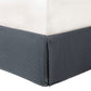 7 Piece Herringbone Comforter Set Grey Cal King