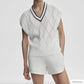 Varley - Beaton Diamond Knit Top