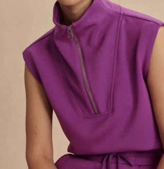 Varley - Magnolia Half Zip Tank