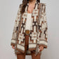 L'Agence - Jair Jacquard Fringe Cardigan