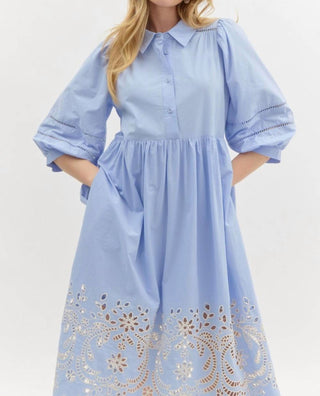 Entro - Feeling Elegant Eyelet Dress