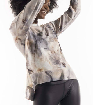 Playground - Soft Dreamy Dye Hi-lo Sweatshirt