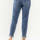 Judy Blue - High Waist Cuffed Denim Jogger