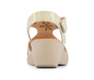 Andrea - Women's Wedge Leather Sandals