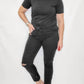 Judy Blue - Mid Rise Destroyed Slim Fit Jeans