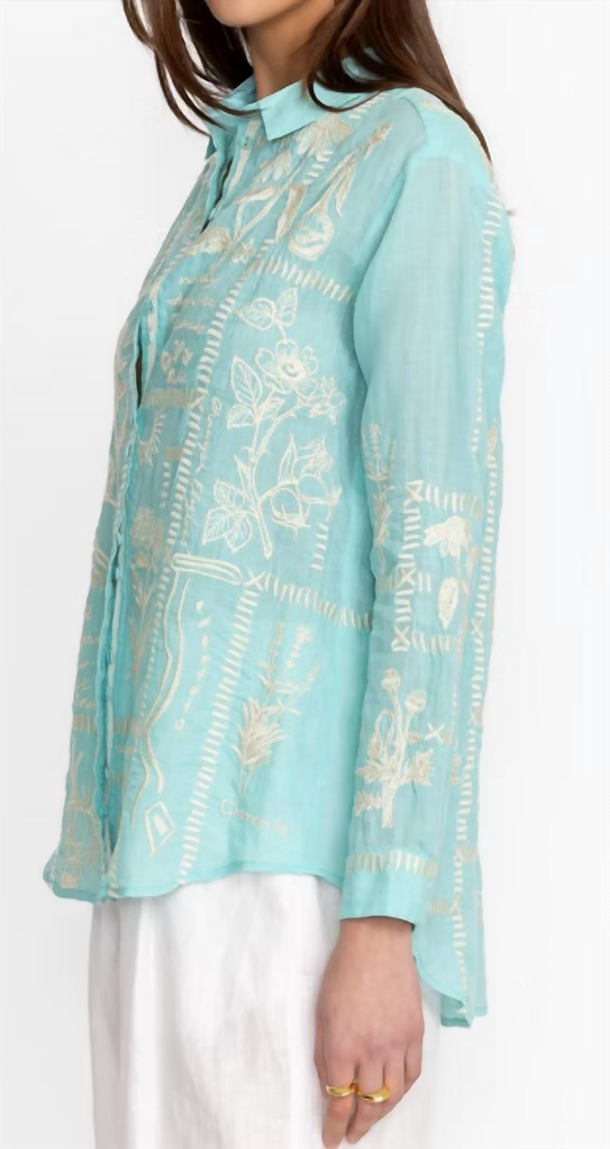 Johnny Was - Botanique Double Button Shirt