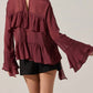 Astr - Fae Long Bell Sleeve Top