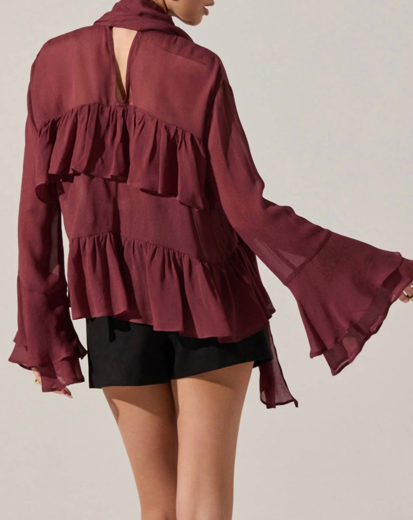 Astr - Fae Long Bell Sleeve Top