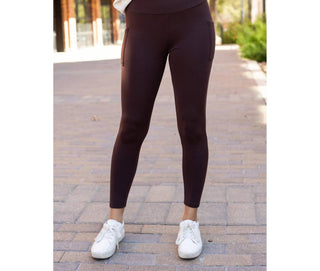 Julia Rose - Belle Fleece Full Length Leggings With Pockets