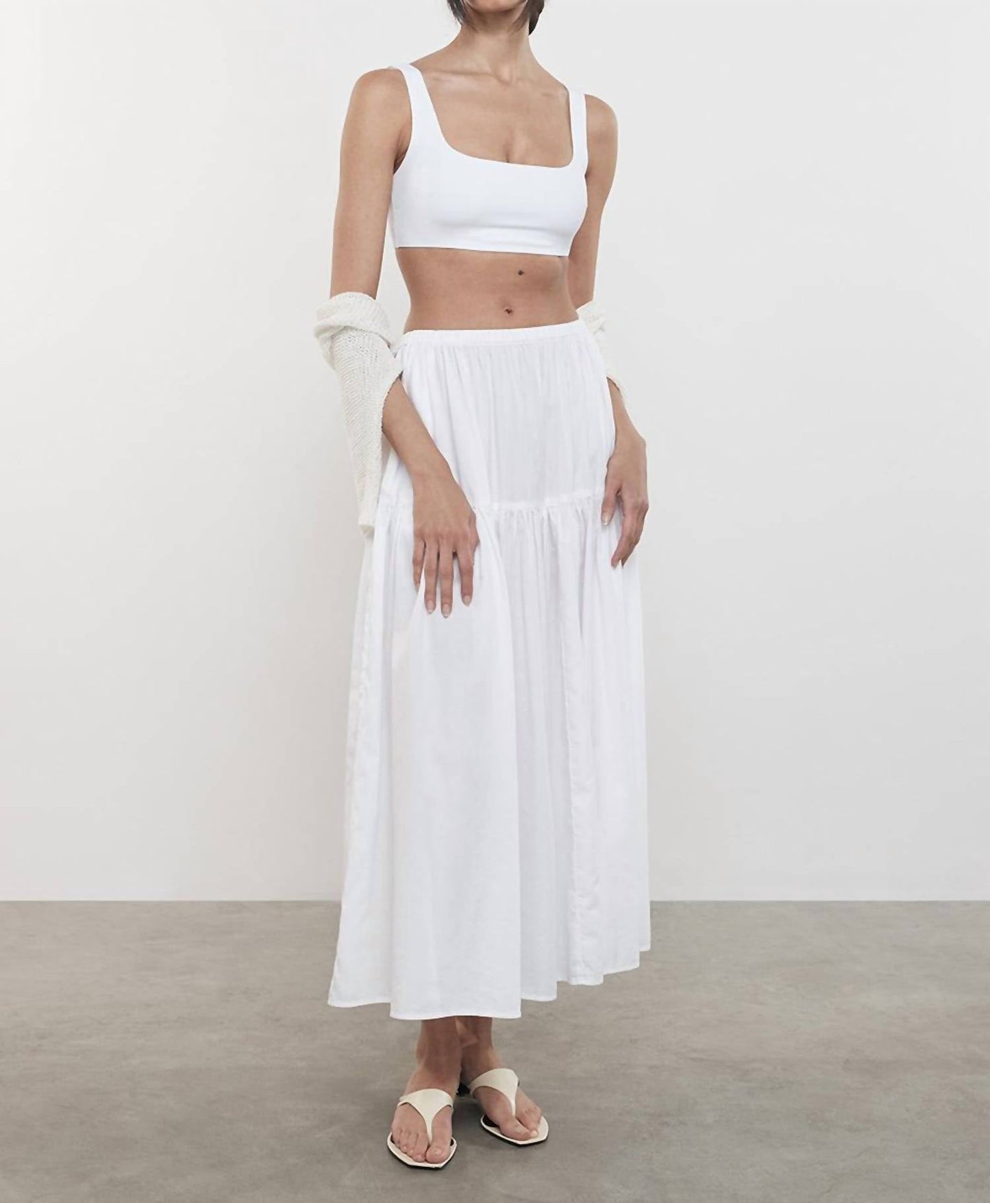 Enza Costa - Tiered Maxi Skirt