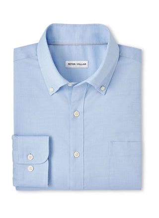Peter Millar - Campbell Crown Pinpoint Cotton-stretch Sport Shirt