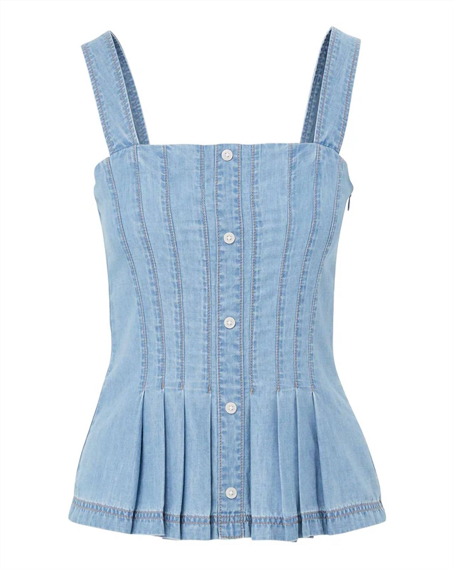 Veronica Beard - LAURA DENIM TOP