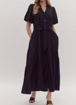 Entro - Better Because Of You Button Down Maxi Dress