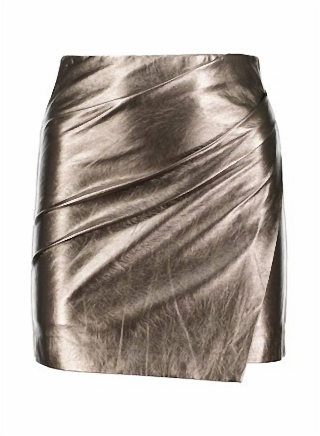 Bishop + Young - Paulina Faux Mini Wrap Skirt