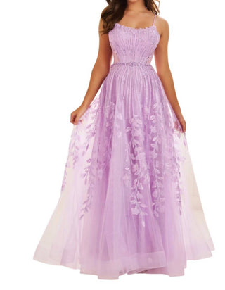 Ellie Wilde - Corset Glitter Tulle Prom Dress