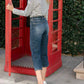 Judy Blue - Mid Rise Tummy Control Crop Wide Jeans