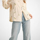 &Merci - Floral Embroidery Button Down Top