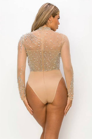 Banjul - Heartbreaker Rhinestone Bodysuit