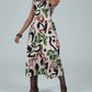 Aylaya - Women's Macron Macro Midi Dress