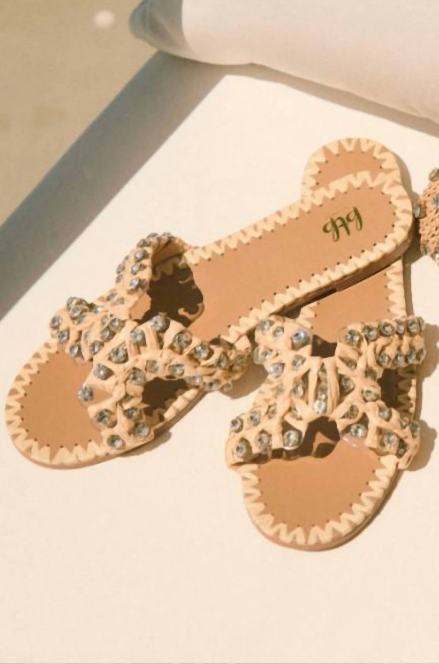 Btb Los Angeles - Women's Laurel Crystal Slide