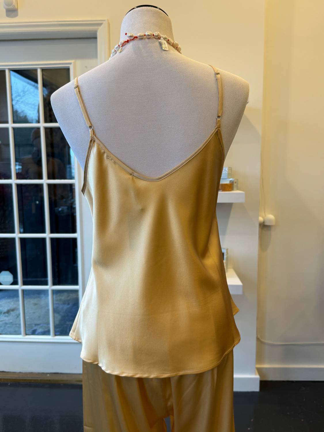 Brazeau Tricot - Women's Silk Charmeuse Cami Top