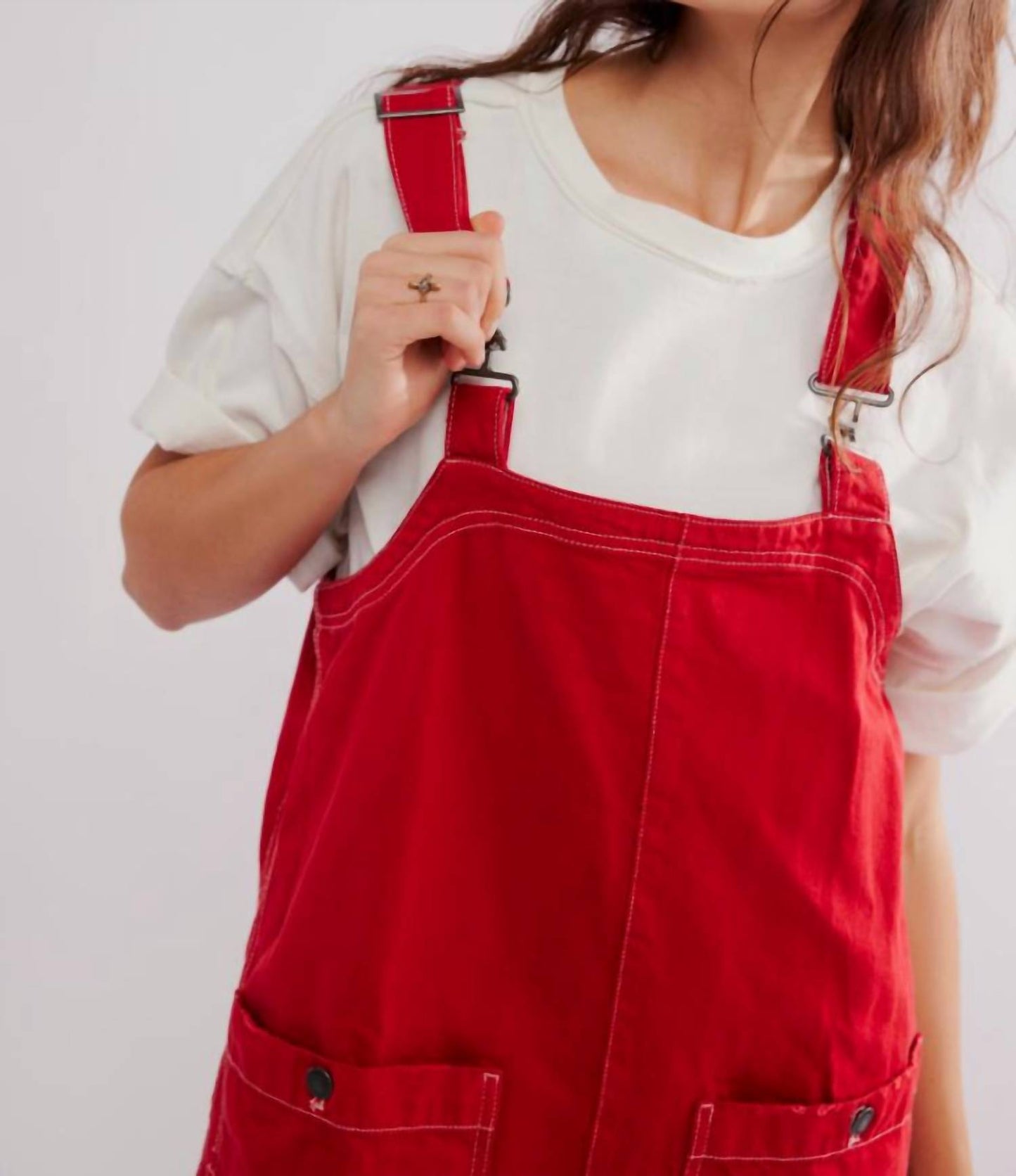 Free People - Overall Smock Mini Dress