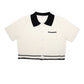8Apart - Cam Crop Collared Sweater