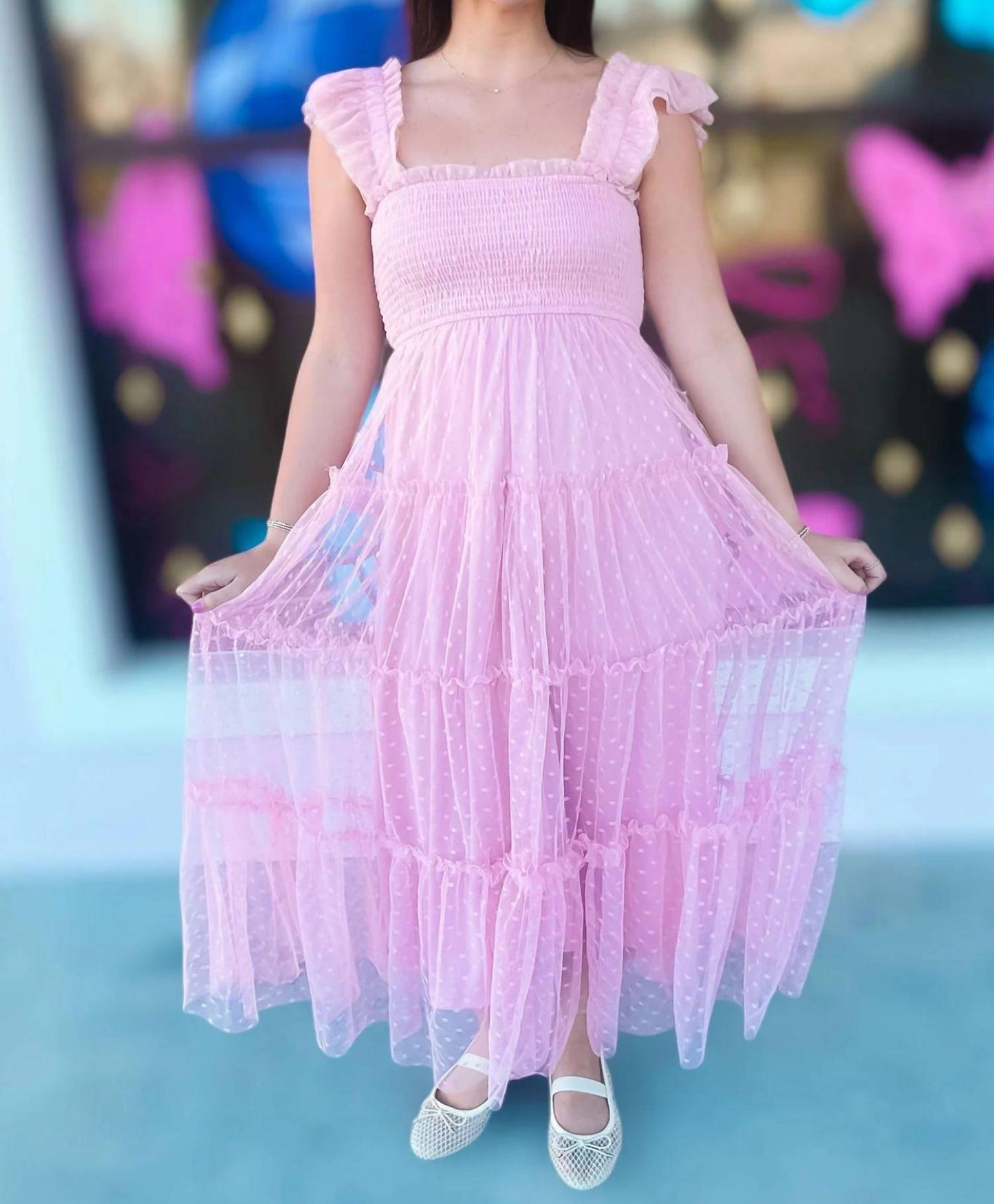 Blu Pepper - Making Me Blush Maxi Dress