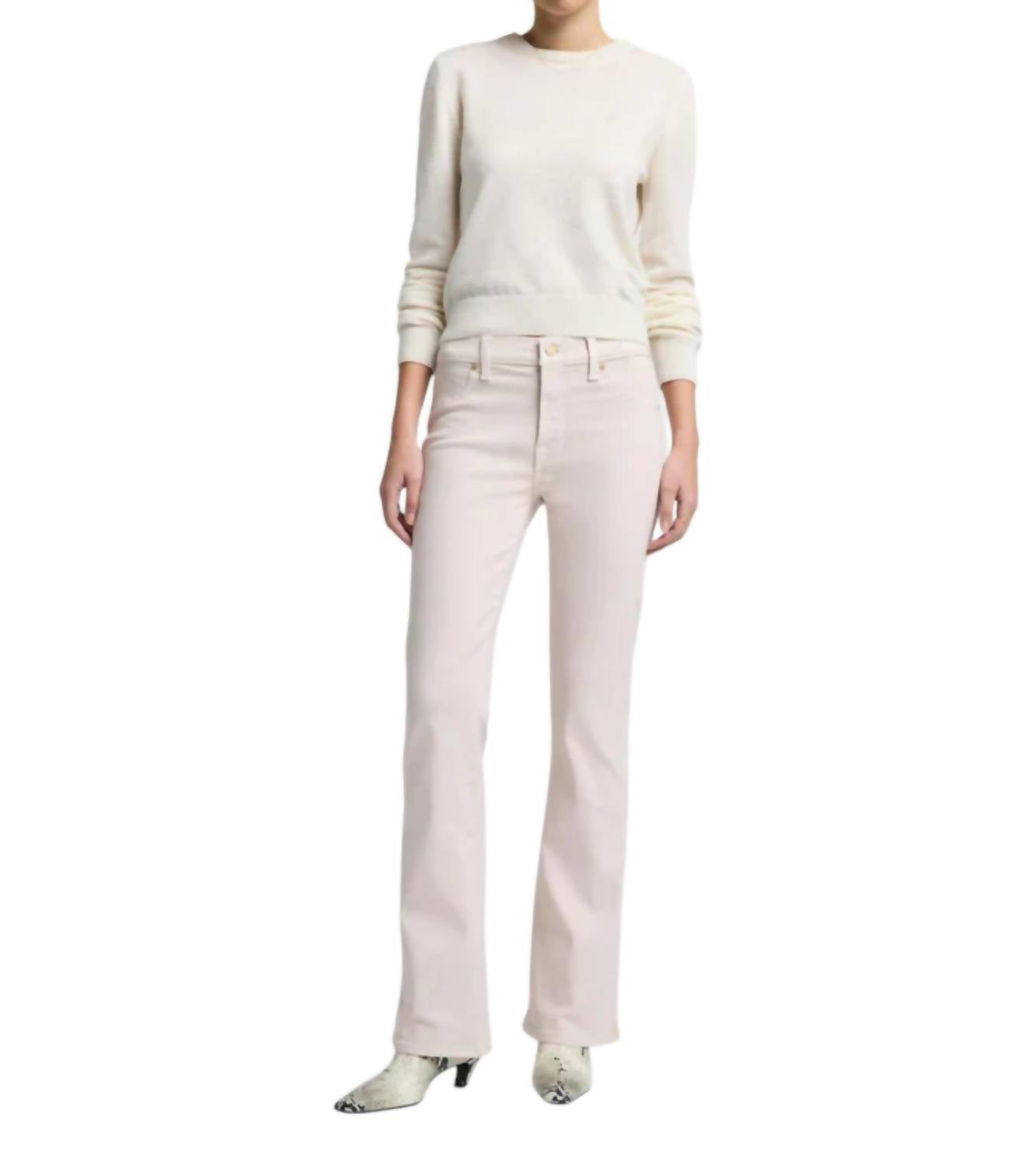 7 For All Mankind - Tailorless Coated Bootcut Jeans