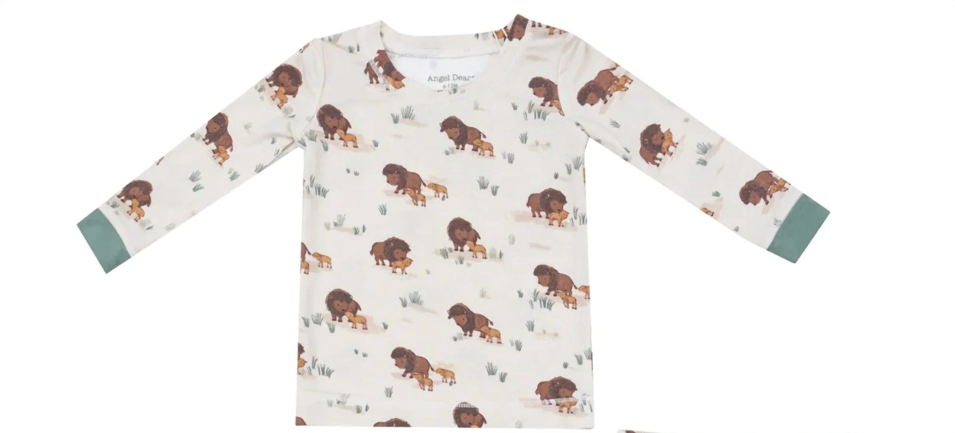 Angel Dear - Kid's Bison Families Loungewear Set